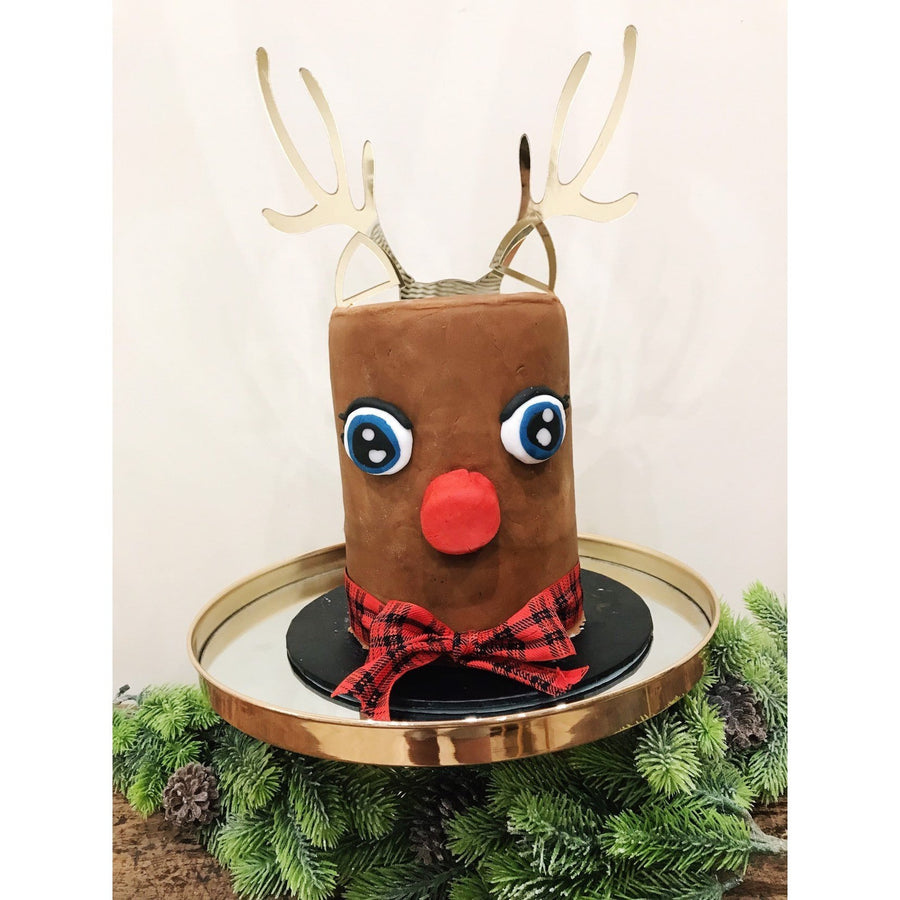 Reindeer Antlers Cake Topper - Aston Blue
