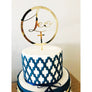 Custom Baptism Acrylic Cake Topper - Aston Blue