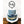 Forty Cake Topper - Aston Blue