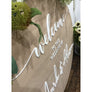 Personalised Wedding welcome Sign - Aston Blue