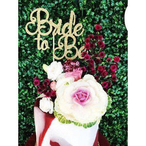 Custom Bride to Be Cake Topper - Aston Blue