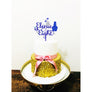Spa party cake topper - Aston Blue