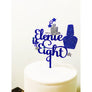 Spa party cake topper - Aston Blue