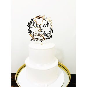 Personalised Cake topper - Aston Blue
