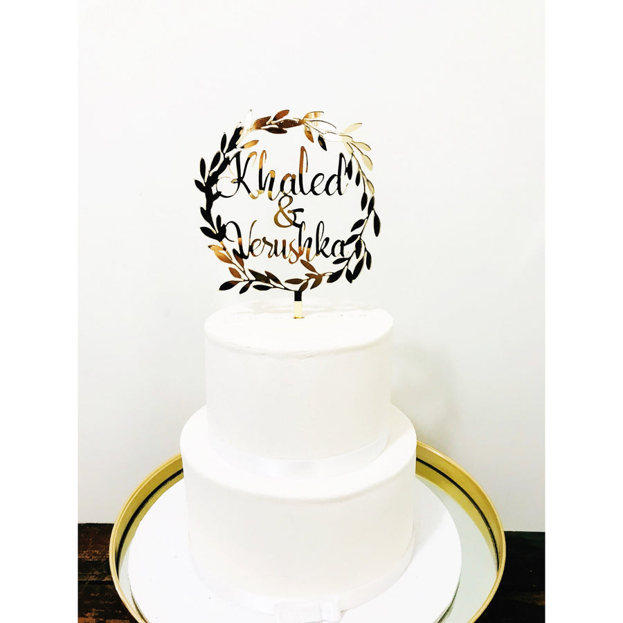 Personalised Cake topper - Aston Blue