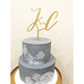 Personalised Wedding Cake Topper - Aston Blue