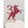 Unicorn Cake Topper - Aston Blue