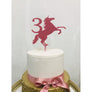 Unicorn Cake Topper - Aston Blue