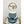 Thirty Acrylic Cake Topper - Aston Blue