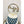 Thirty Acrylic Cake Topper - Aston Blue