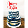 Personalised Wedding Cake Topper - Aston Blue