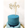 Personalised One Cake topper - Aston Blue