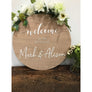 Personalised Wedding welcome Sign - Aston Blue
