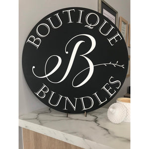 30 cm Business logo Sign - Aston Blue