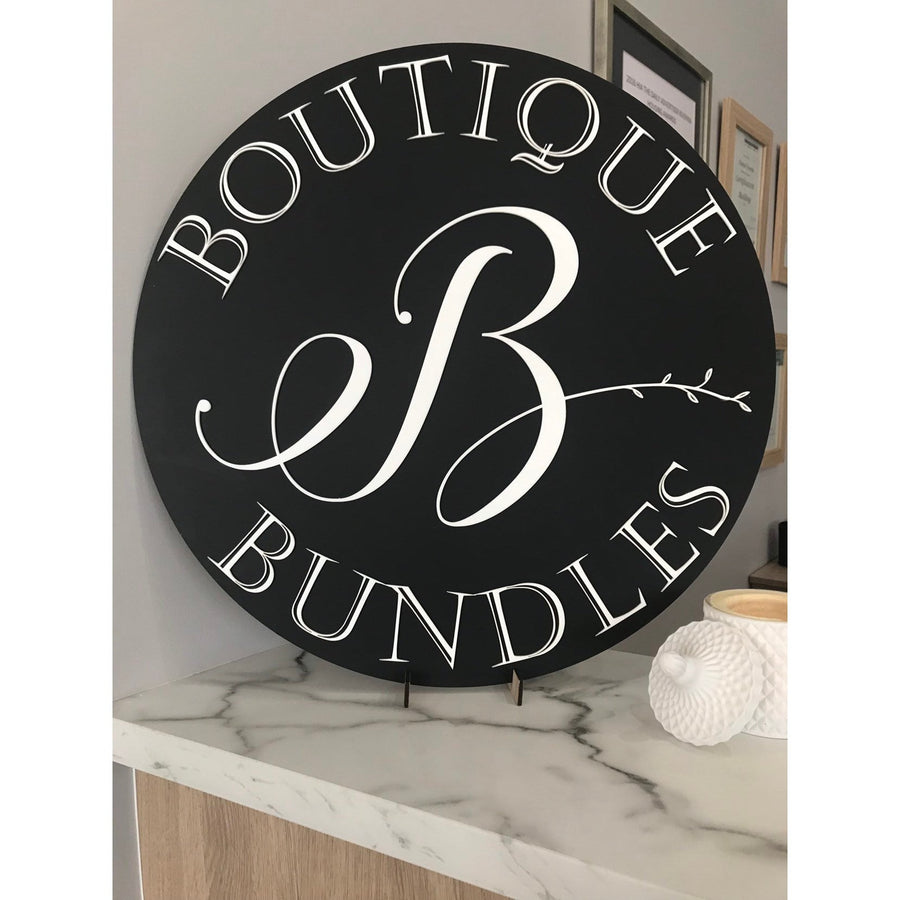 30 cm Business logo Sign - Aston Blue