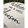 Personalised Wedding welcome Sign - Aston Blue