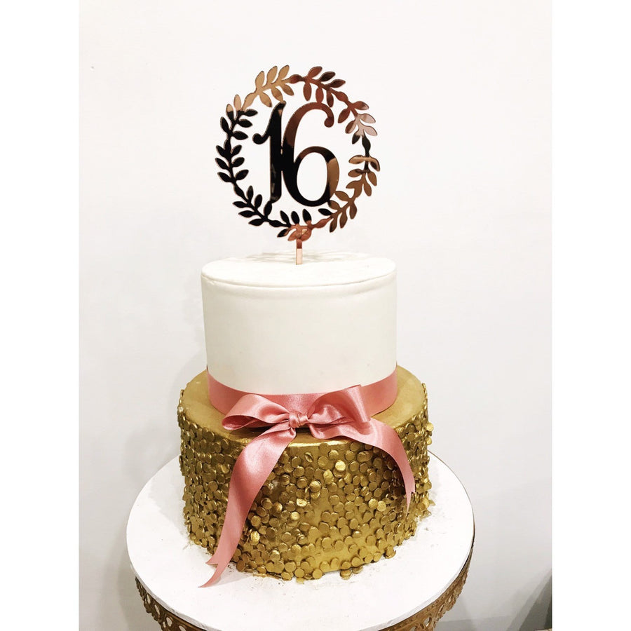 Personalised Cake Topper - Aston Blue