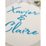Personalised Wedding Sign - Aston Blue