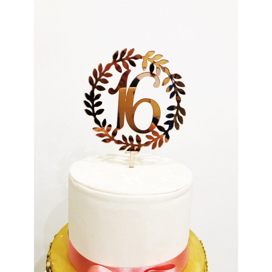 Personalised Cake Topper - Aston Blue