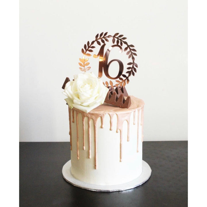 Personalised Cake Topper - Aston Blue