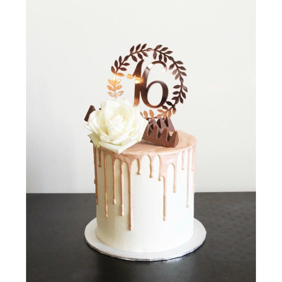 Personalised Cake Topper - Aston Blue