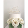 Just Married Cake Topper - Aston Blue