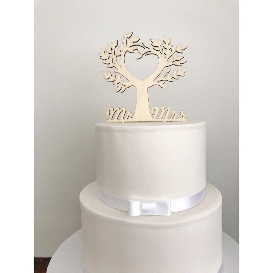 Mr and Mrs Cake Topper - Aston Blue