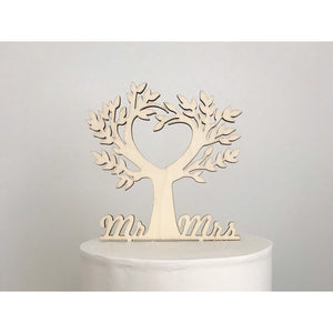 Mr and Mrs Cake Topper - Aston Blue