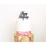 Happy Birthday Cake Topper - Aston Blue