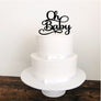 Oh Baby Acrylic CAKE Topper - Aston Blue