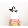 Oh Baby Acrylic Cake Topper - Aston Blue