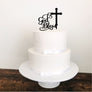 God Bless Acrylic Cake Topper - Aston Blue