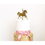 Carousel Horse Cake Topper - Aston Blue