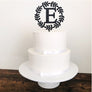 Wreath Acrylic Cake Topper - Aston Blue