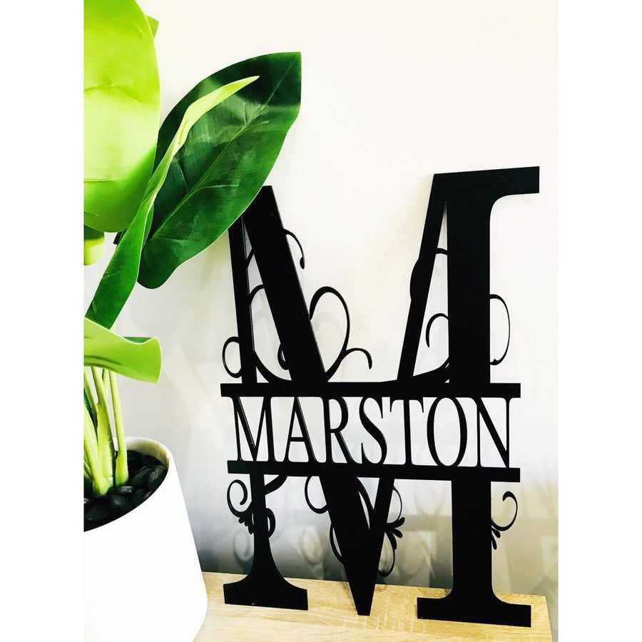 30 cm Monogram Sign - Aston Blue
