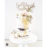 God Bless Acrylic Cake Topper - Aston Blue