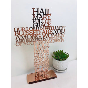 Hail Mary Cross - Aston Blue