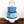 Custom Baptism Acrylic Cake Topper - Aston Blue