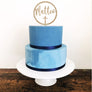 Custom Baptism Acrylic Cake Topper - Aston Blue