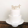 Baptism Cake Topper - Aston Blue