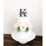 Monogram Acrylic Cake Topper - Aston Blue