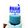 Train Cake Topper - Aston Blue