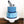 Oh Boy Acrylic Cake Topper - Aston Blue