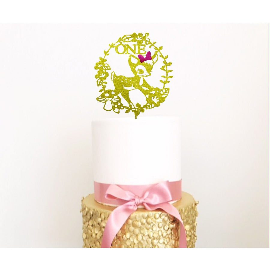 Fawn Cake Topper - Aston Blue