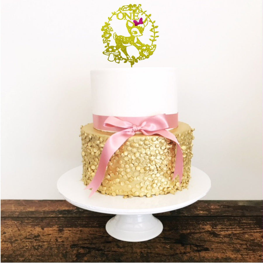 Fawn Cake Topper - Aston Blue