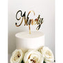 Ninety Cake Topper - Aston Blue