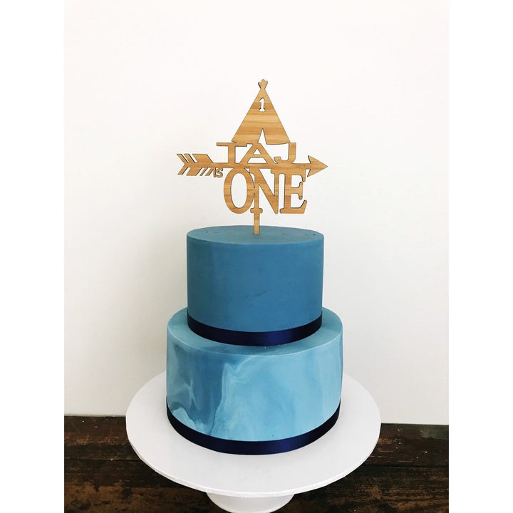 Tipi Cake Topper-Tepee Cake Topper - Aston Blue