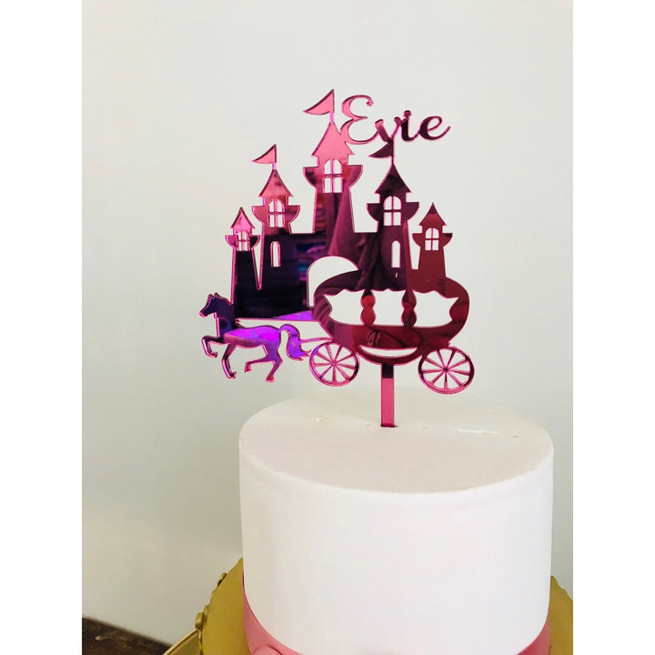 Princess Castle Cake Topper - Aston Blue