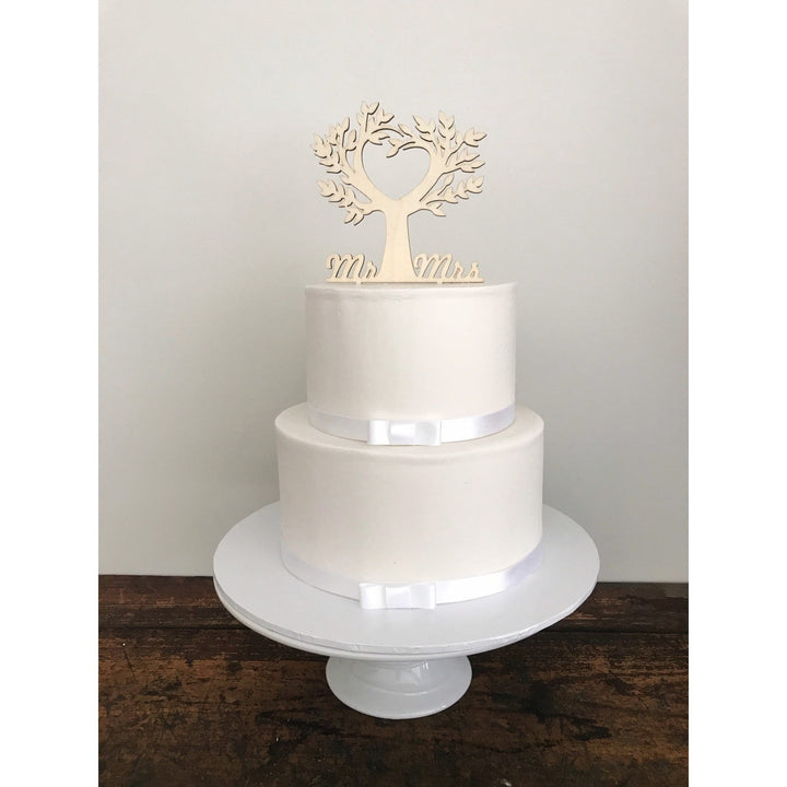 Mr and Mrs Cake Topper - Aston Blue