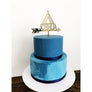 Tepee Arrow Acrylic Cake Topper - Aston Blue